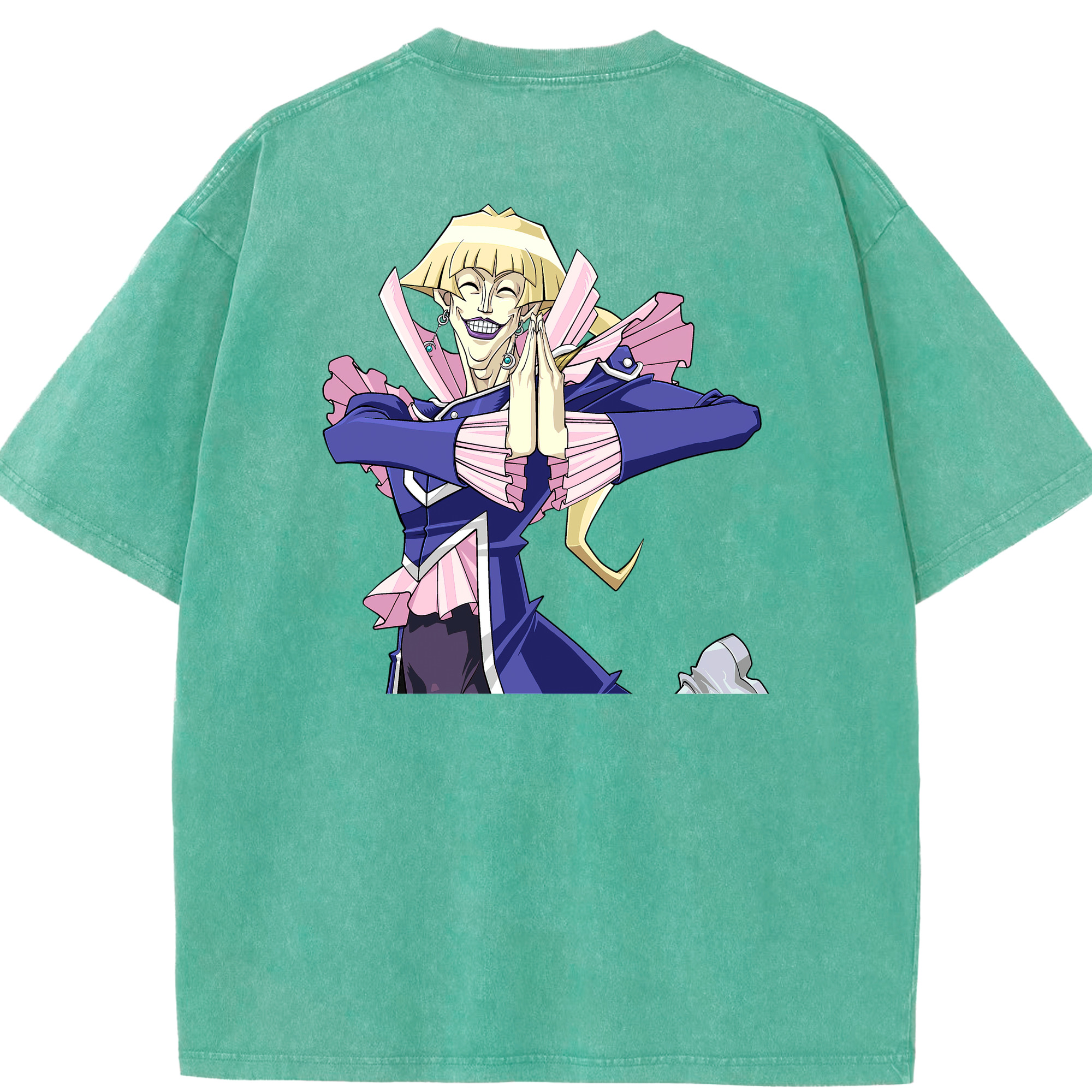 （画像用） 遊☆戯☆王 Yu-Gi-Oh! 綿100% ヴィンテージ風 半袖Tシャツ（背面プリント）